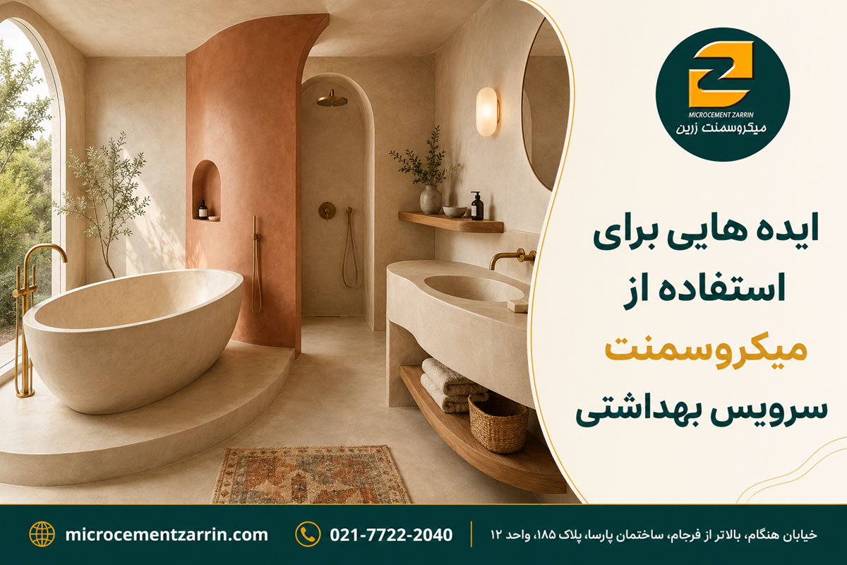 ایده هایی برای استفاده از میکروسمنت سرویس بهداشتی