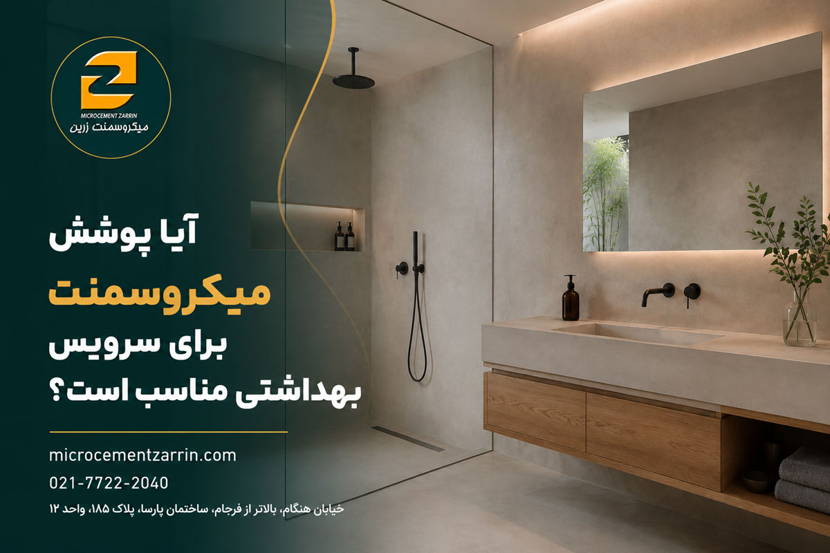 آیا پوشش میکروسمنت برای سرویس بهداشتی مناسب است؟