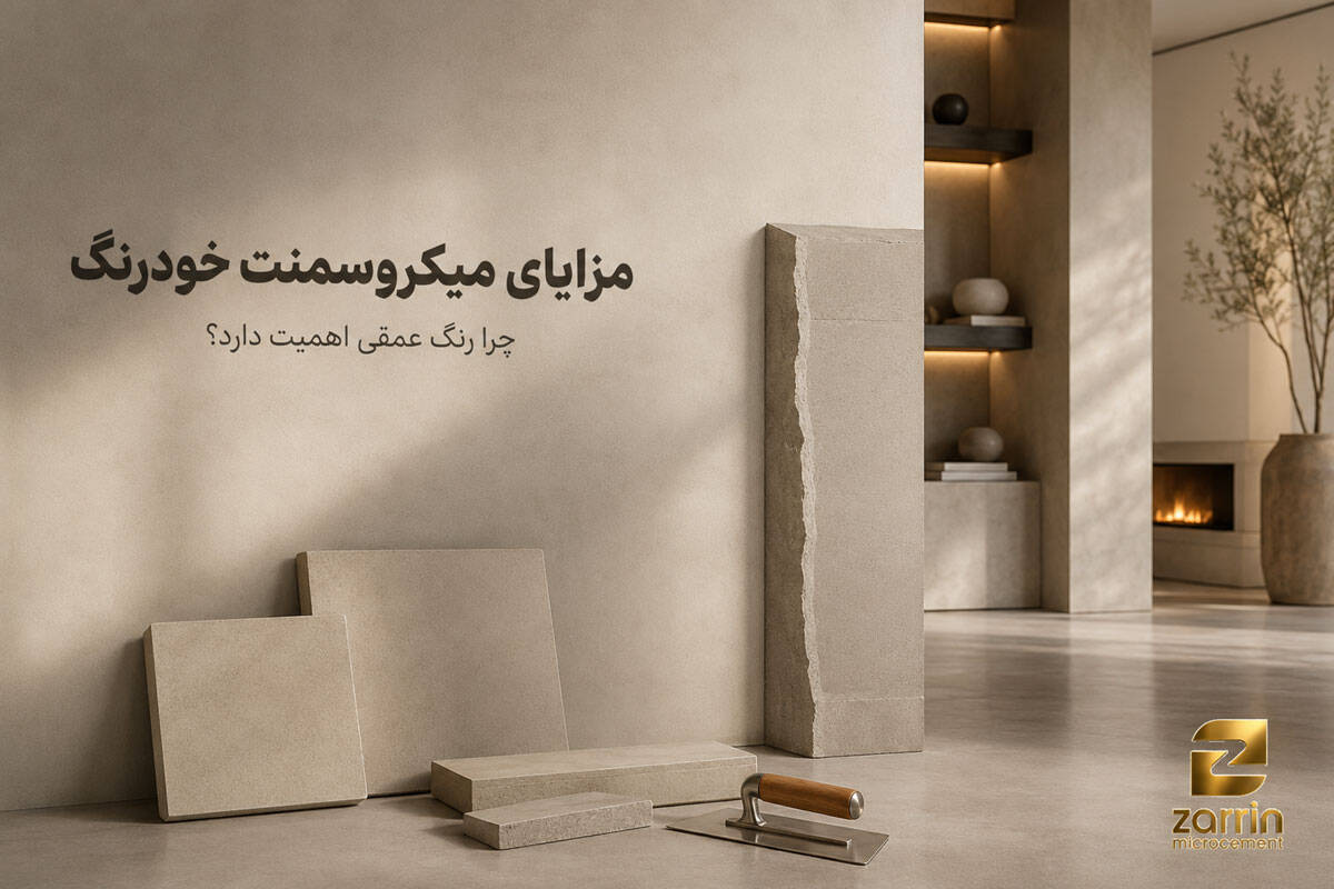 مزایای شگفتانگیز میکروسمنت خودرنگ (چرا رنگ عمقی اهمیت دارد؟)
