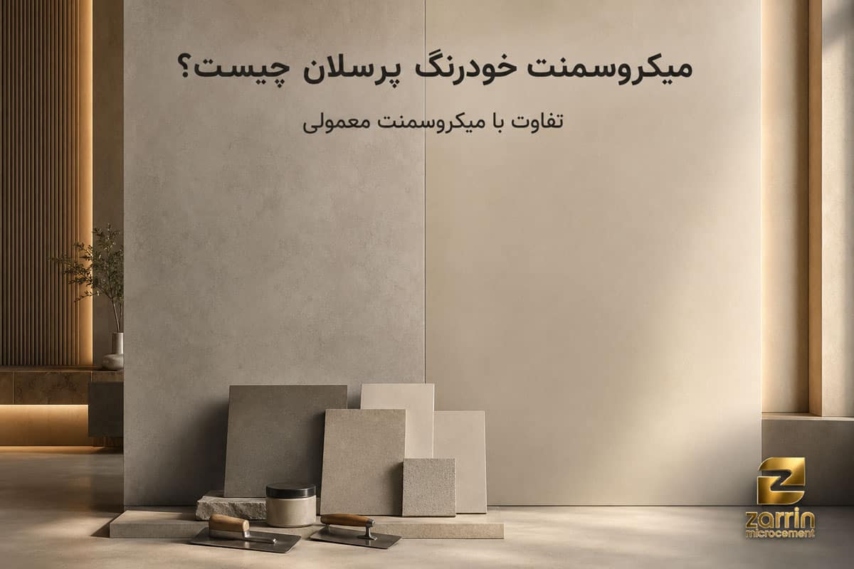 میکروسمنت خودرنگ پرسلان چیست و چه تفاوتی با میکروسمنت معمولی دارد؟