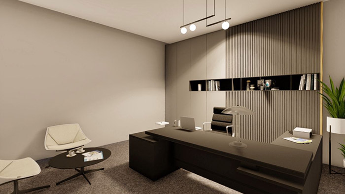 طراحی گرم تر فضای اداری با میکروسمنت