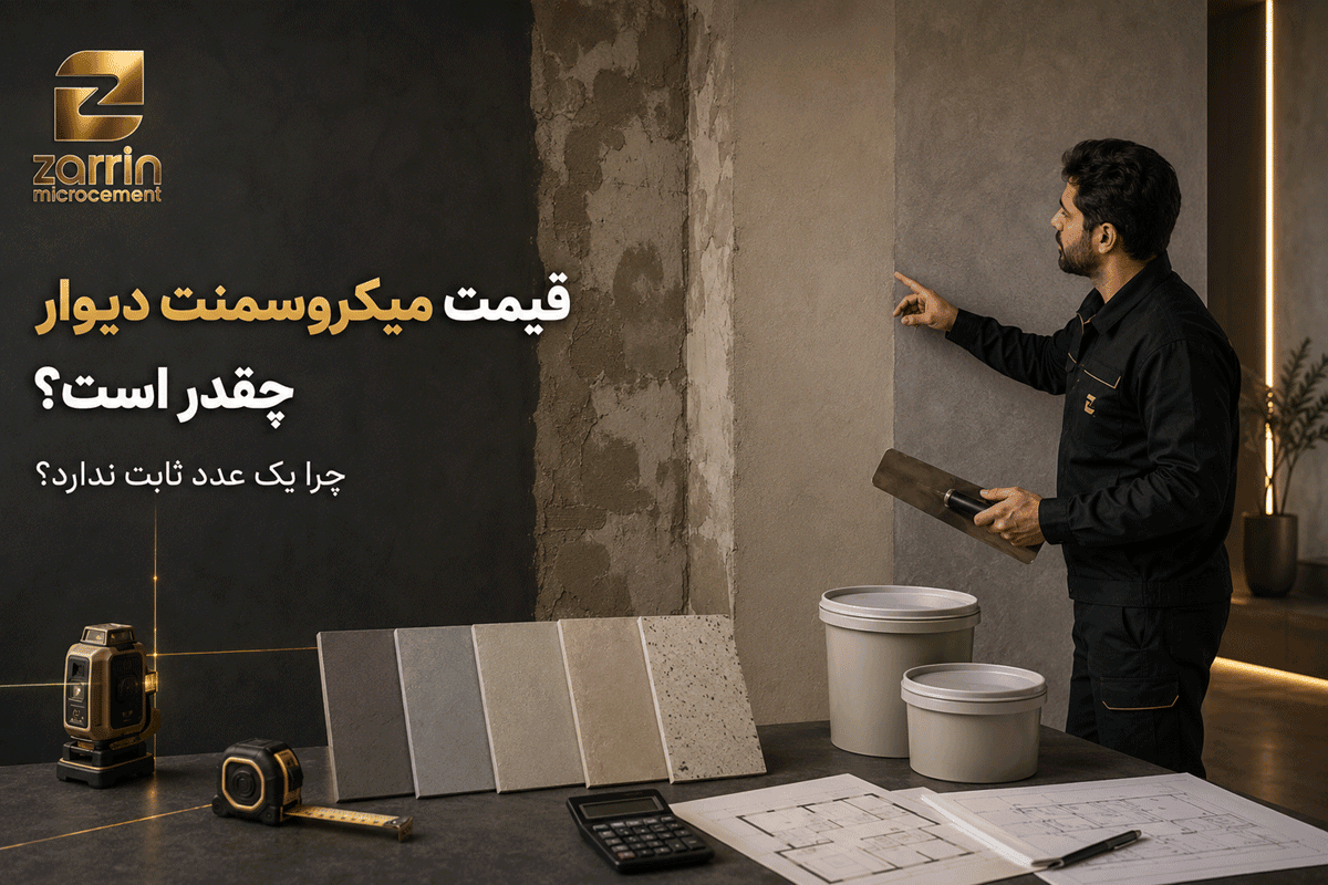 نرخی مایکرۆسێمێنت بۆ دیوار چەندە؟ و بۆچی تێچوویەکی جێگیری نییە؟