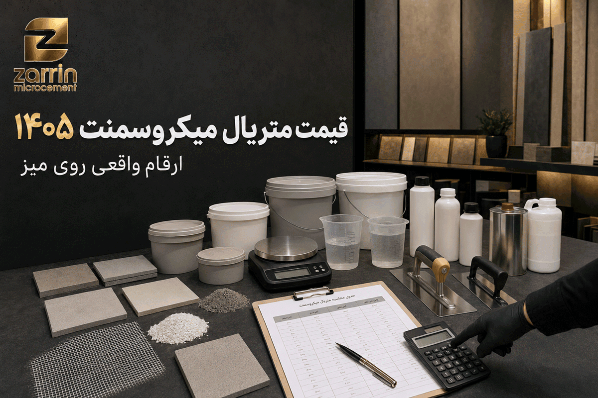 نرخی ماددەکانی مایکرۆسێمێنت بۆ ساڵی 1405؛ ژمارە ڕاستەقینەکان لەسەر مێزەکەن