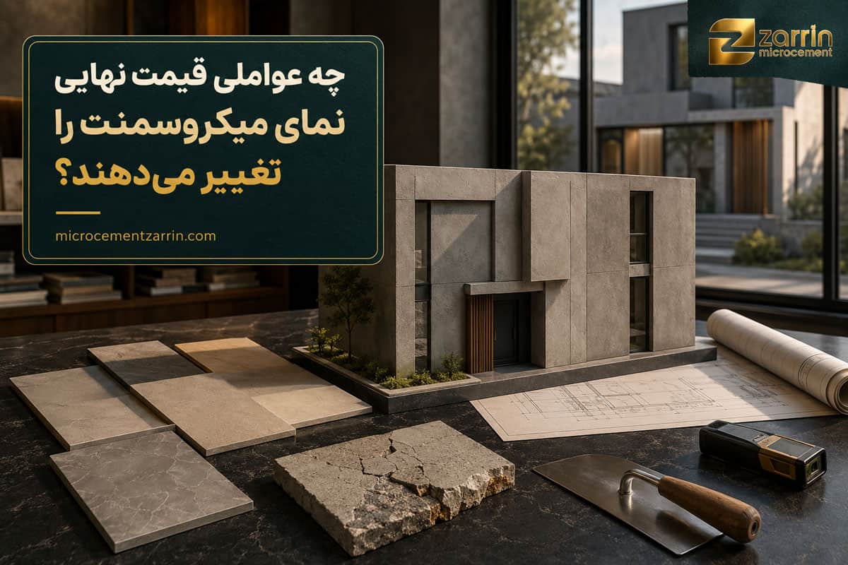 چه عواملی قیمت نهایی نمای میکروسمنت را تغییر میدهند؟